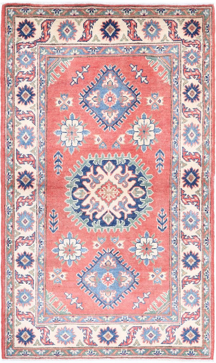 Kazak 3’ 1″ x 5’ 2″ - No. AV75963 - ALRUG Rug Store