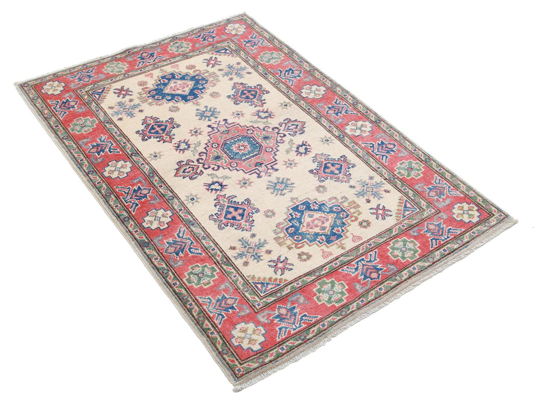 Kazak 3’ 3″ x 4’ 8″ - No. AV78469 - ALRUG Rug Store