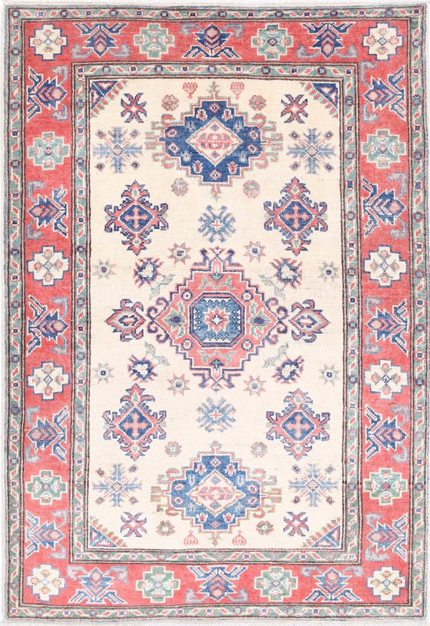 Kazak 3’ 3″ x 4’ 8″ - No. AV78469 - ALRUG Rug Store