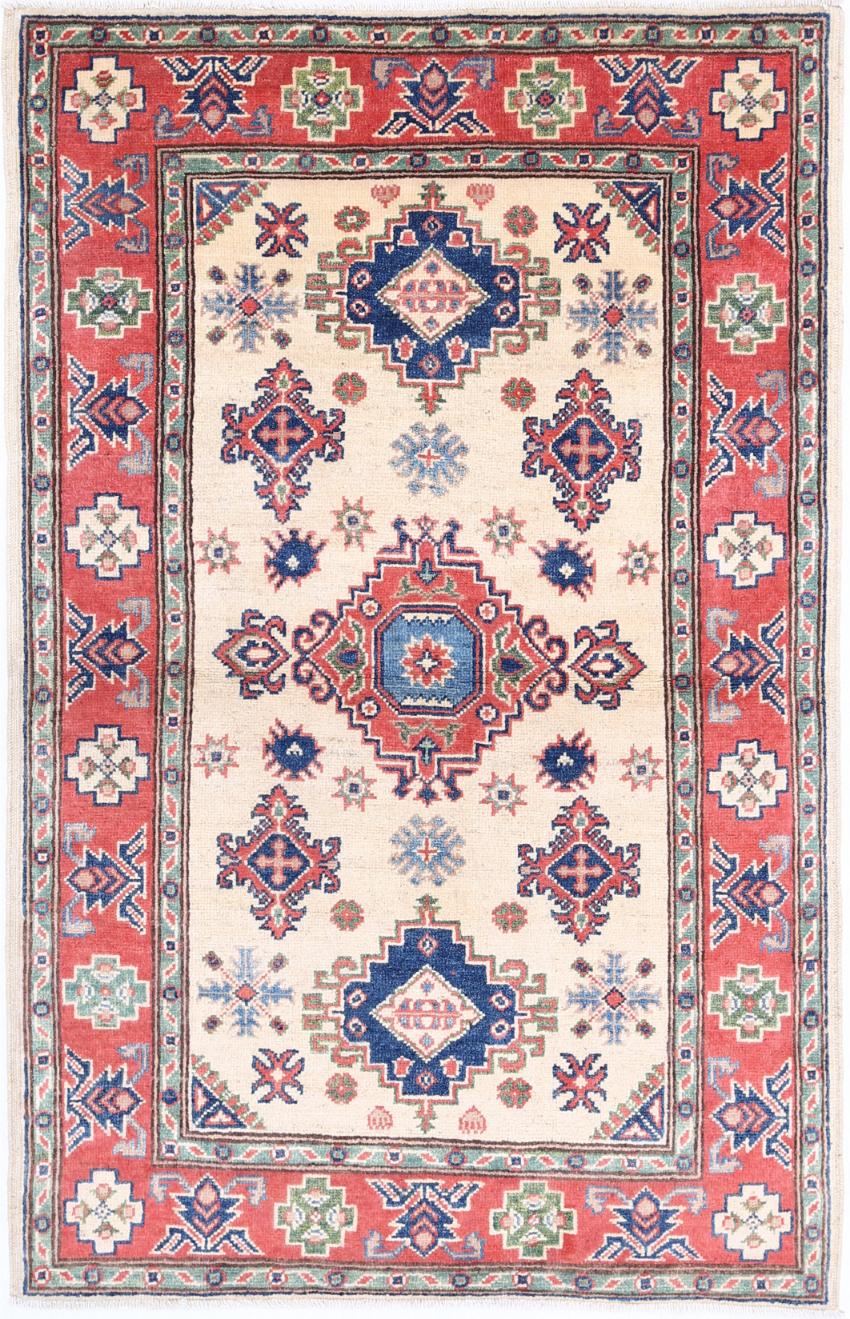 Kazak 3’ 1″ x 4’ 10” - No. AV91759 - ALRUG Rug Store