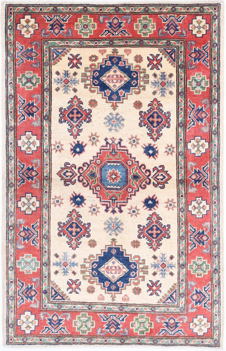 Kazak 3’ 1″ x 4’ 10” - No. AV91759 - ALRUG Rug Store