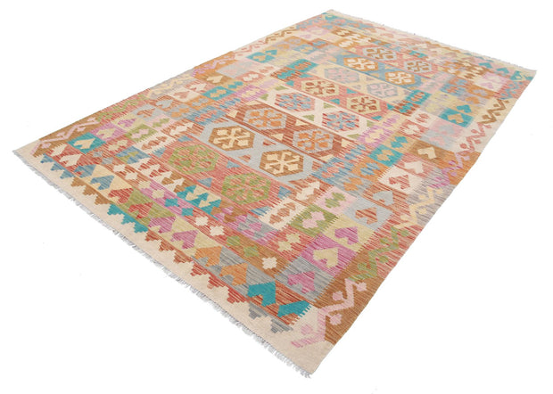 Kilim 6’ 3″ x 9’ 8″ - No. AV13046 - ALRUG Rug Store