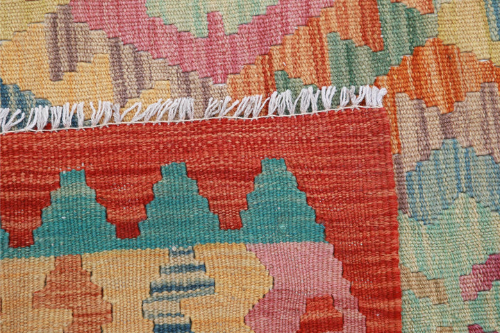 Kilim 6’ 7″ x 9’ 9″ - No. AV97239 - ALRUG Rug Store