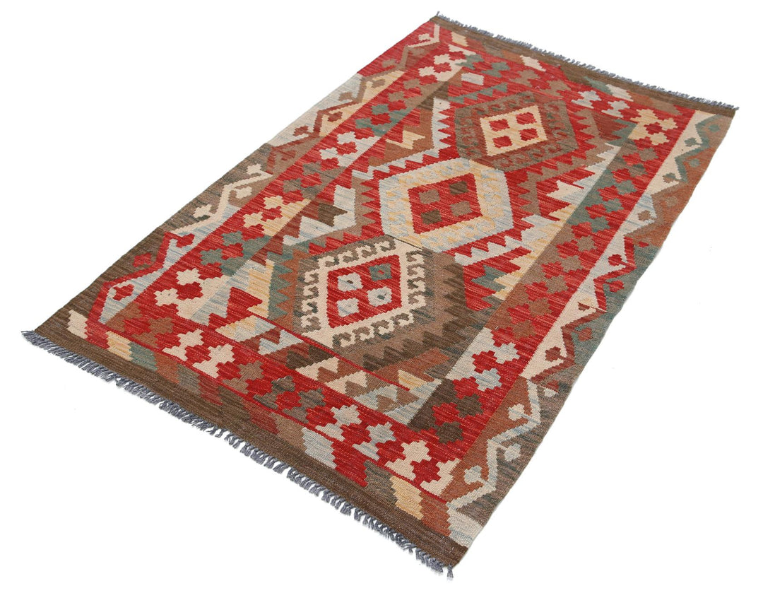 Kilim 3’ 2″ x 4’ 10” - No. AV86254 - ALRUG Rug Store