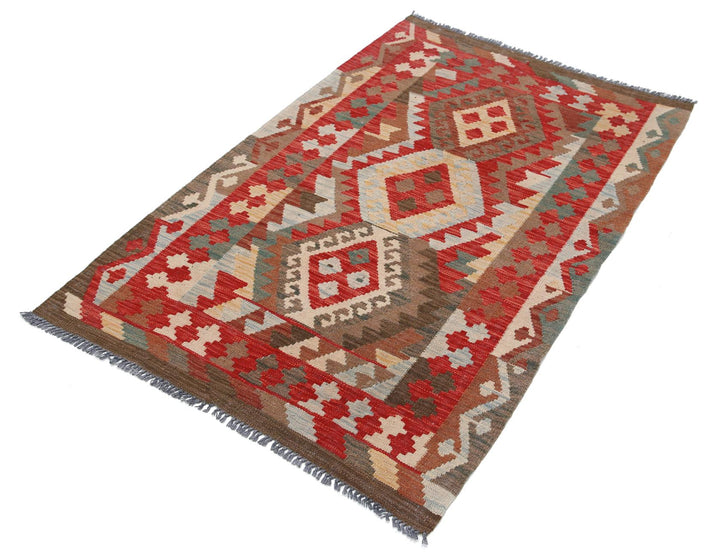 Kilim 3’ 2″ x 4’ 10” - No. AV86254 - ALRUG Rug Store
