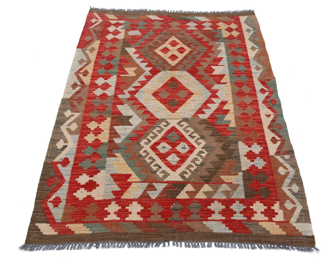 Kilim 3’ 2″ x 4’ 10” - No. AV86254 - ALRUG Rug Store