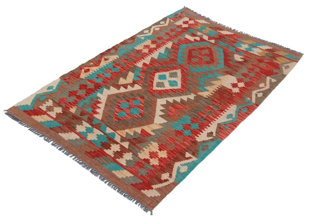 Kilim 3’ 2″ x 4’ 10” - No. AV76711 - ALRUG Rug Store