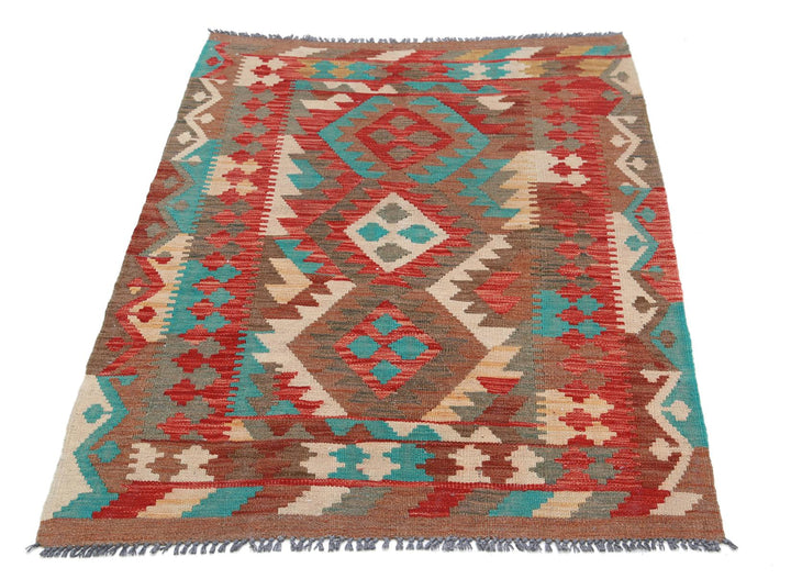 Kilim 3’ 2″ x 4’ 10” - No. AV76711 - ALRUG Rug Store