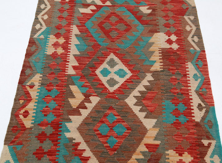 Kilim 3’ 2″ x 4’ 10” - No. AV76711 - ALRUG Rug Store