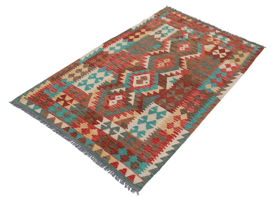 Kilim 3’ 1″ x 5’ 1″ - No. AV22390 - ALRUG Rug Store