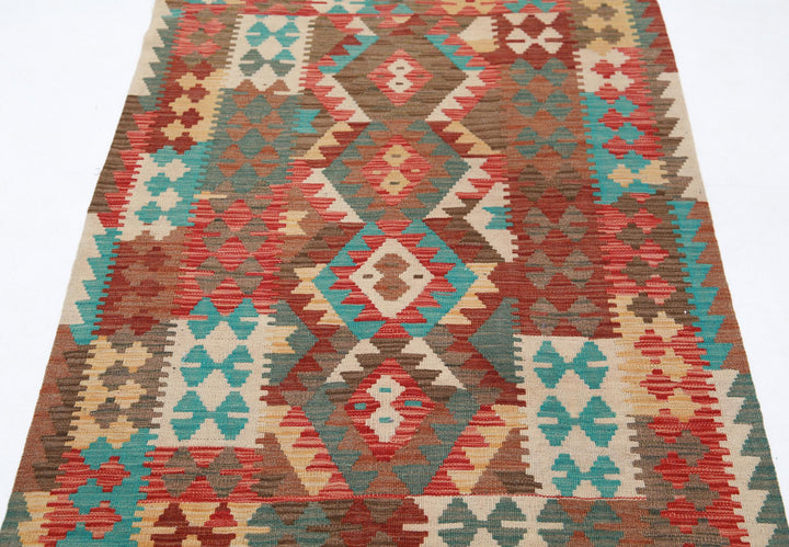 Kilim 3’ 1″ x 5’ 1″ - No. AV22390 - ALRUG Rug Store