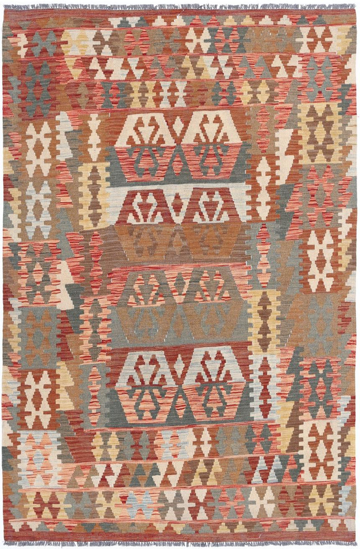 Kilim 4’ 3″ x 6’ 6″ - No. AV55953 - ALRUG Rug Store
