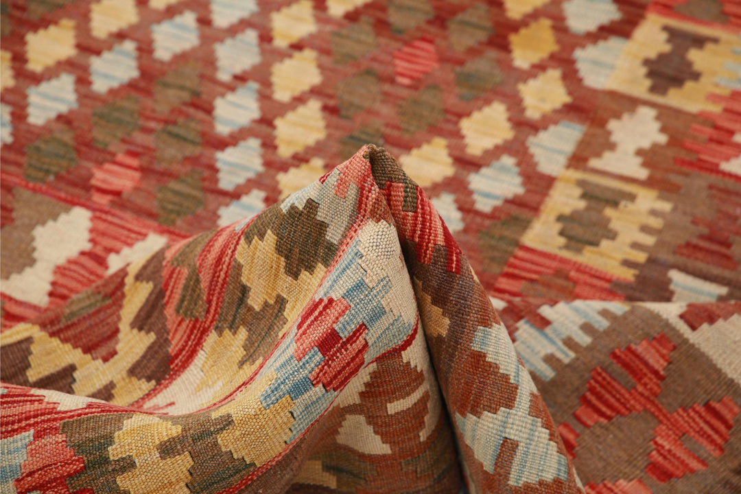 Kilim 4’ 10” x 6’ 6″ - No. AV81083 - ALRUG Rug Store