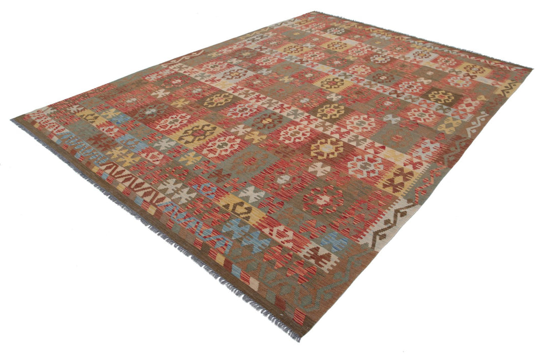Kilim 8’ 1″ x 11’ 7″ - No. AV33443 - ALRUG Rug Store