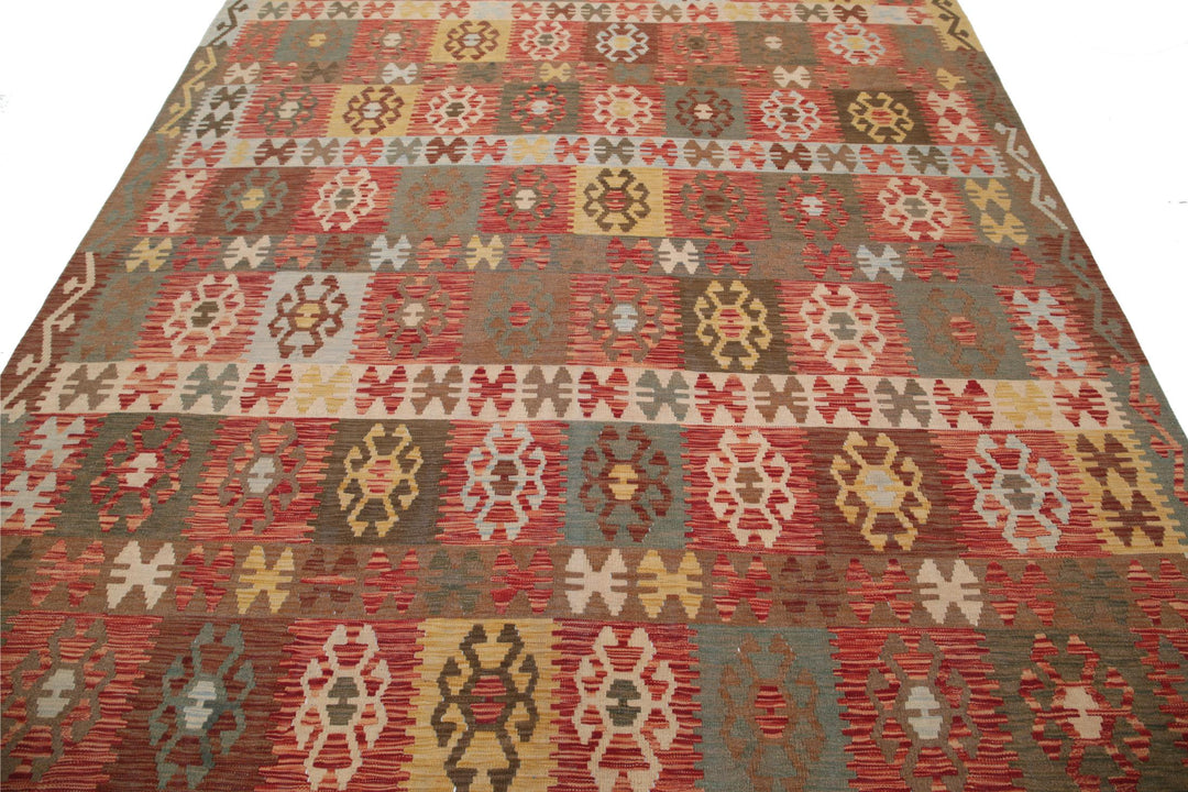 Kilim 8’ 1″ x 11’ 7″ - No. AV33443 - ALRUG Rug Store