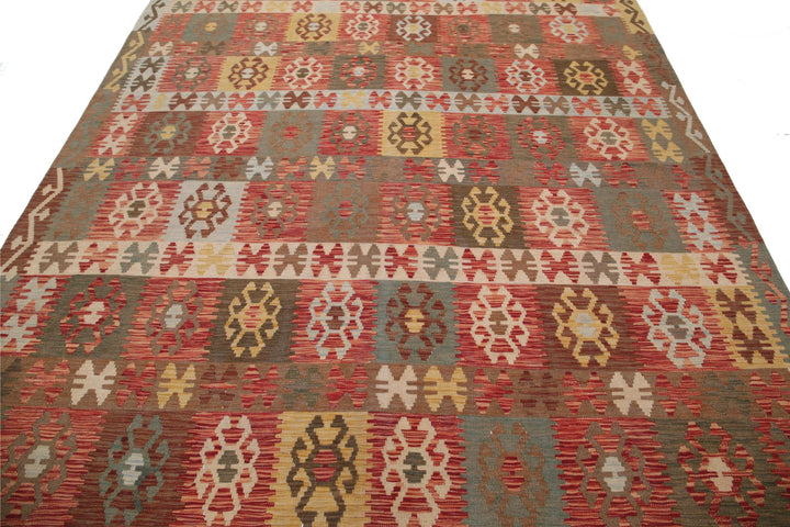 Kilim 8’ 1″ x 11’ 7″ - No. AV33443 - ALRUG Rug Store