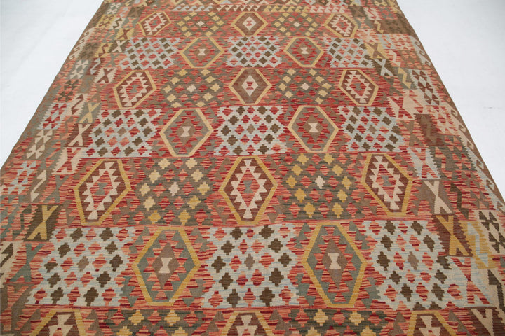 Kilim 7’ 10” x 11’ 7″ - No. AV15267 - ALRUG Rug Store