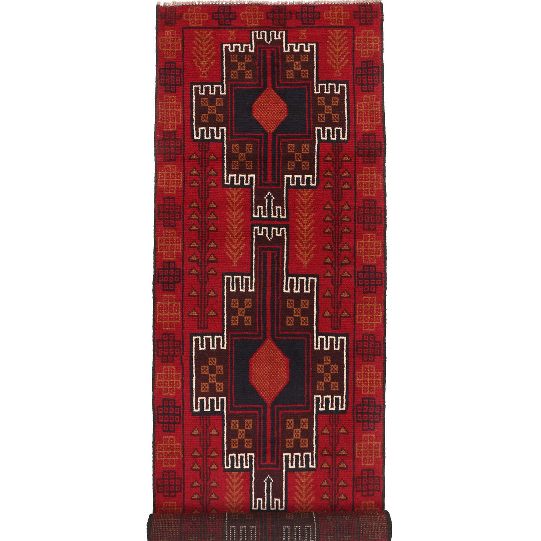 Baluchi Runner 2' 6 x 9' 2 (ft) - No. AL75234 - ALRUG Rug Store