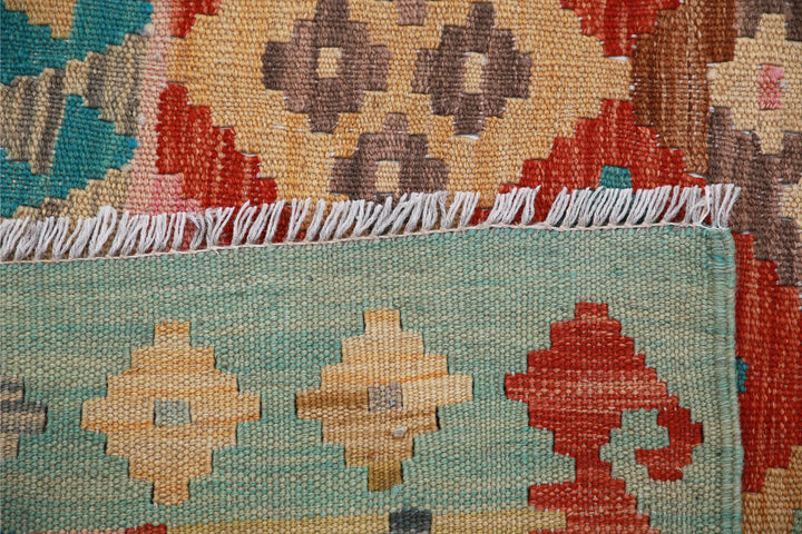 Kilim 4’ 11” x 6’ 7″ - No. AV91553 - ALRUG Rug Store