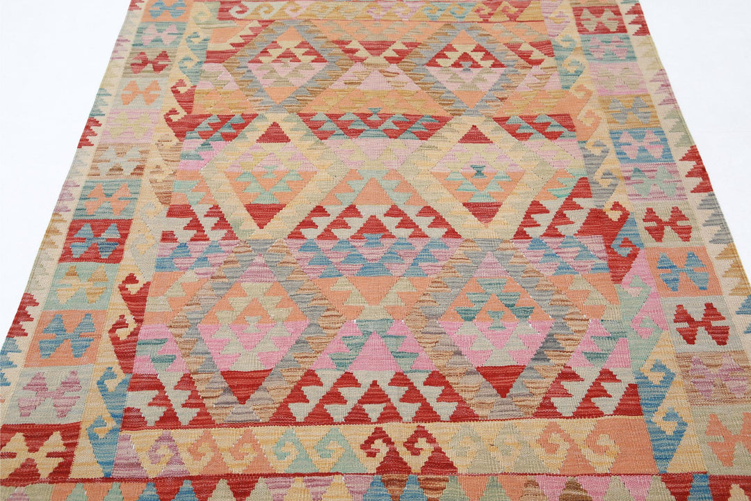 Kilim 4’ 9″ x 6’ 6″ - No. AV22190 - ALRUG Rug Store