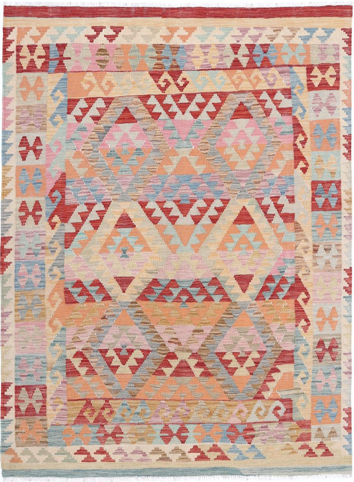 Kilim 4’ 9″ x 6’ 6″ - No. AV22190 - ALRUG Rug Store