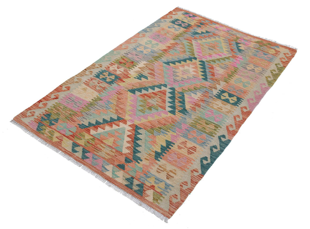 Kilim 3’ 3″ x 5’ 2″ - No. AV14615 - ALRUG Rug Store