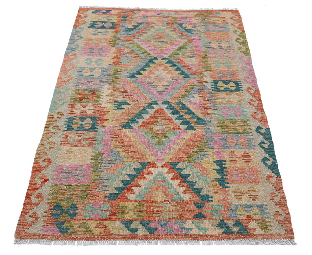 Kilim 3’ 3″ x 5’ 2″ - No. AV14615 - ALRUG Rug Store