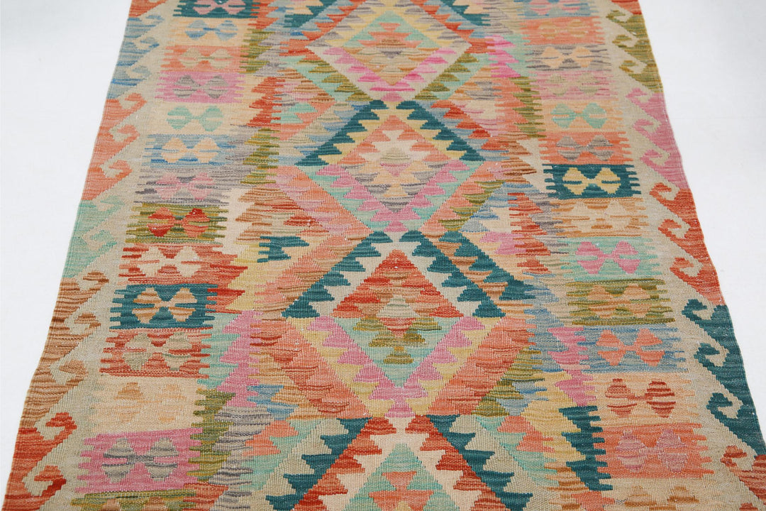 Kilim 3’ 3″ x 5’ 2″ - No. AV14615 - ALRUG Rug Store