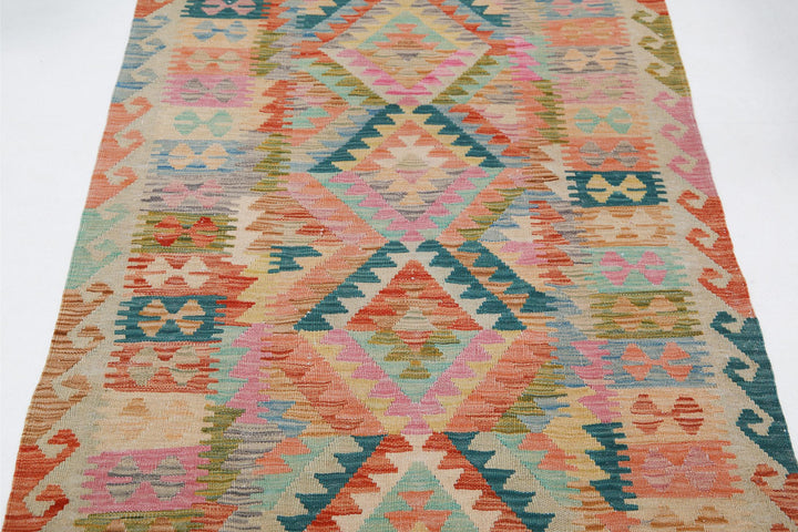 Kilim 3’ 3″ x 5’ 2″ - No. AV14615 - ALRUG Rug Store