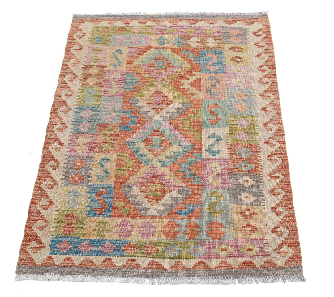 Kilim 2’ 8″ x 3’ 7″ - No. AV43552 - ALRUG Rug Store