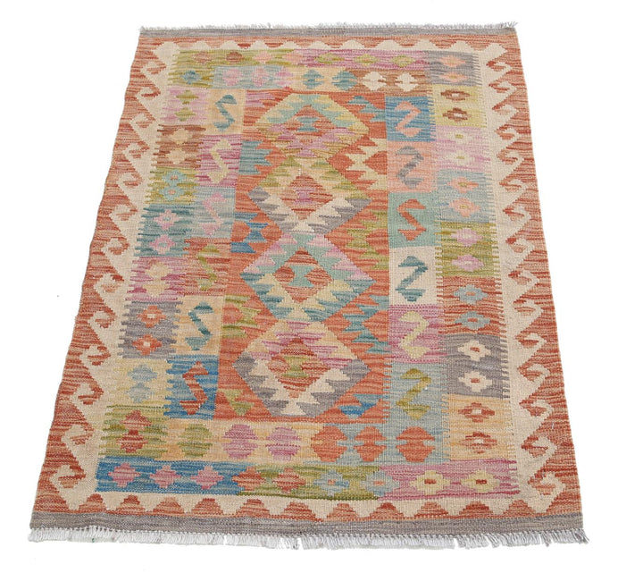Kilim 2’ 8″ x 3’ 7″ - No. AV43552 - ALRUG Rug Store