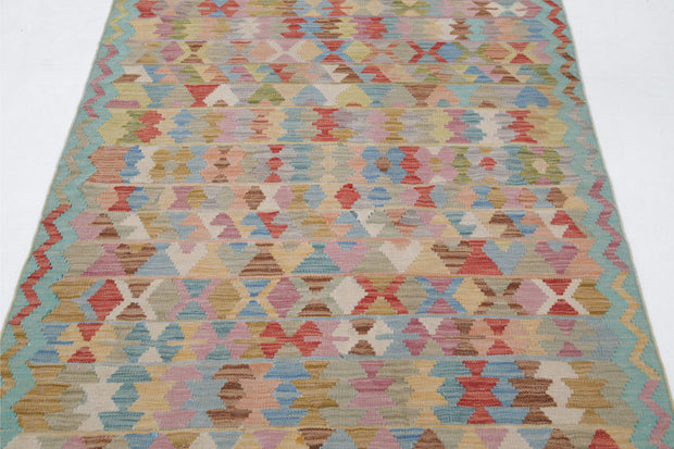 Kilim 4’ 0″ x 5’ 6″ - No. AV54199 - ALRUG Rug Store