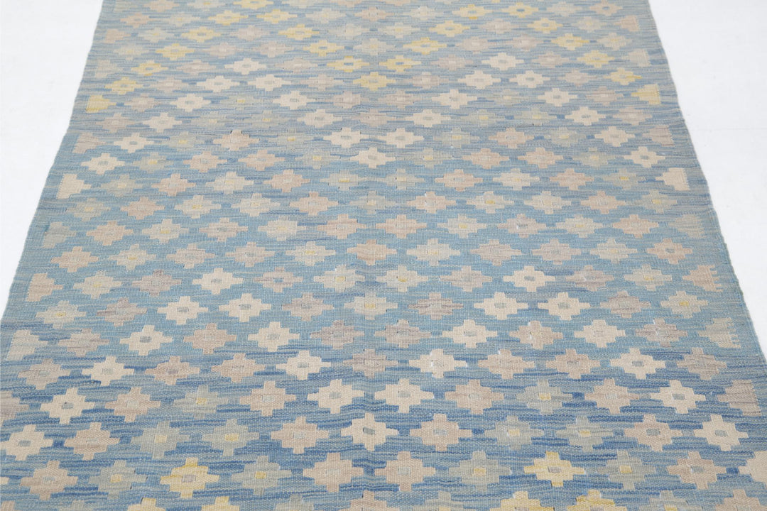 Kilim 3’ 10” x 6’ 0″ - No. AV13475 - ALRUG Rug Store