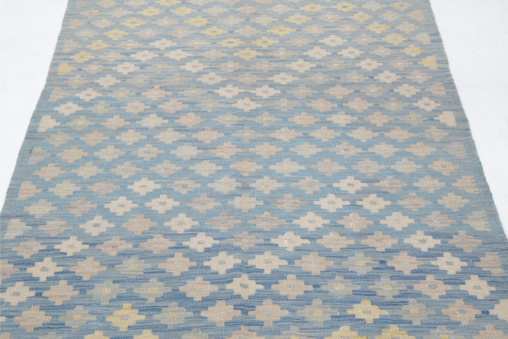 Kilim 3’ 10” x 6’ 0″ - No. AV13475 - ALRUG Rug Store