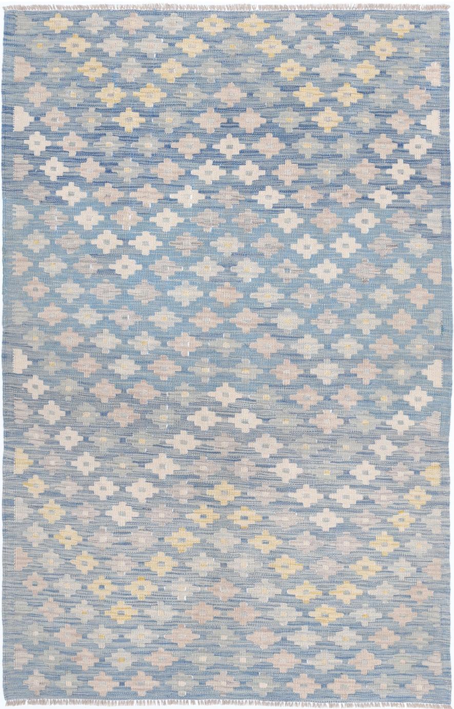 Kilim 3’ 10” x 6’ 0″ - No. AV13475 - ALRUG Rug Store