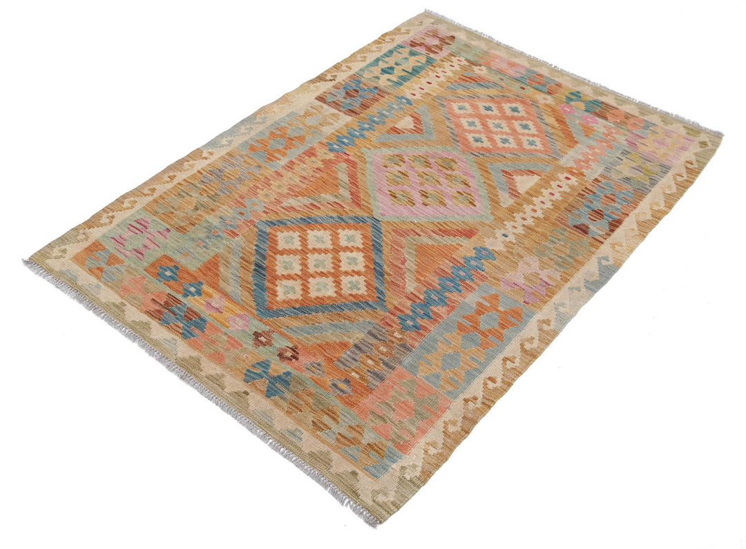 Kilim 3’ 3″ x 4’ 9″ - No. AV19397 - ALRUG Rug Store