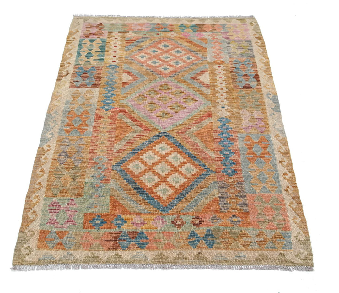 Kilim 3’ 3″ x 4’ 9″ - No. AV19397 - ALRUG Rug Store