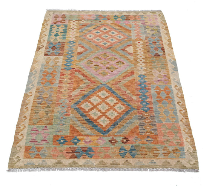 Kilim 3’ 3″ x 4’ 9″ - No. AV19397 - ALRUG Rug Store