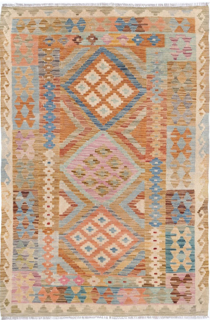 Kilim 3’ 3″ x 4’ 9″ - No. AV19397 - ALRUG Rug Store