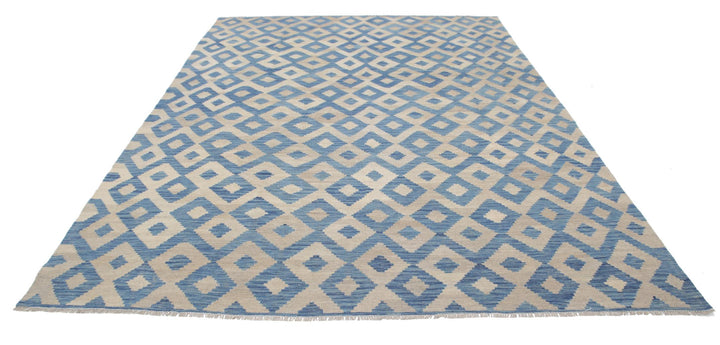 Kilim 7’ 11” x 10’ 9″ - No. AV98950 - ALRUG Rug Store