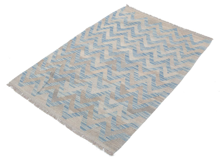 Kilim 2’ 8″ x 3’ 10” - No. AV64378 - ALRUG Rug Store
