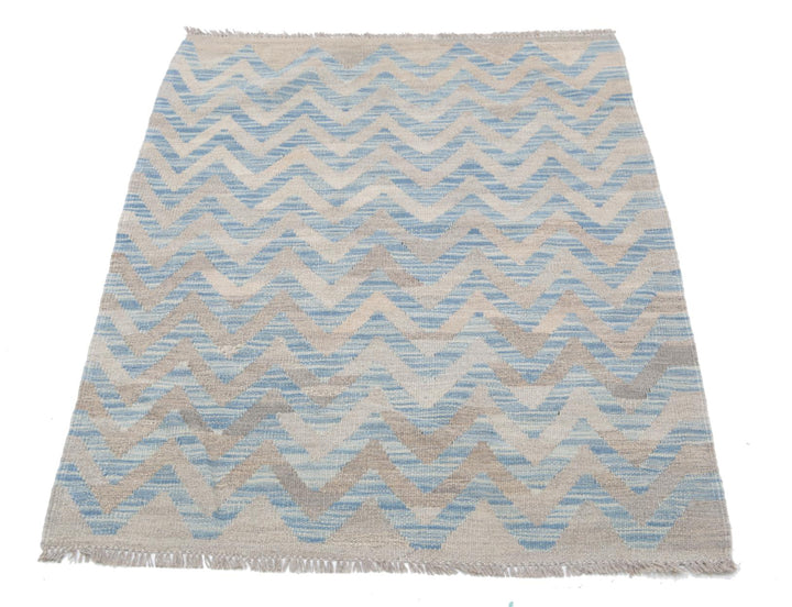 Kilim 2’ 8″ x 3’ 10” - No. AV64378 - ALRUG Rug Store