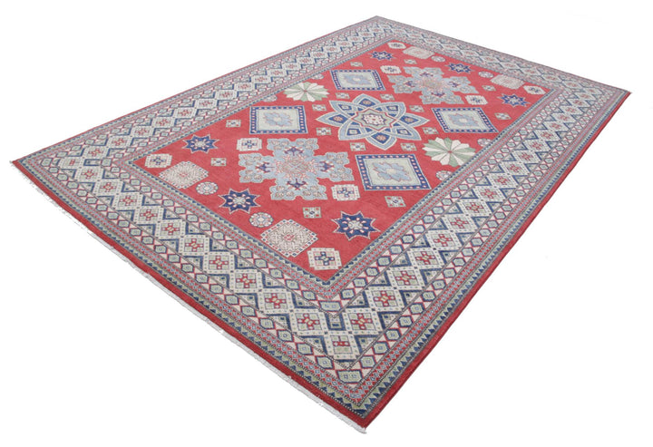 Kazak 6’ 8″ x 9’ 10” - No. AV63694 - ALRUG Rug Store