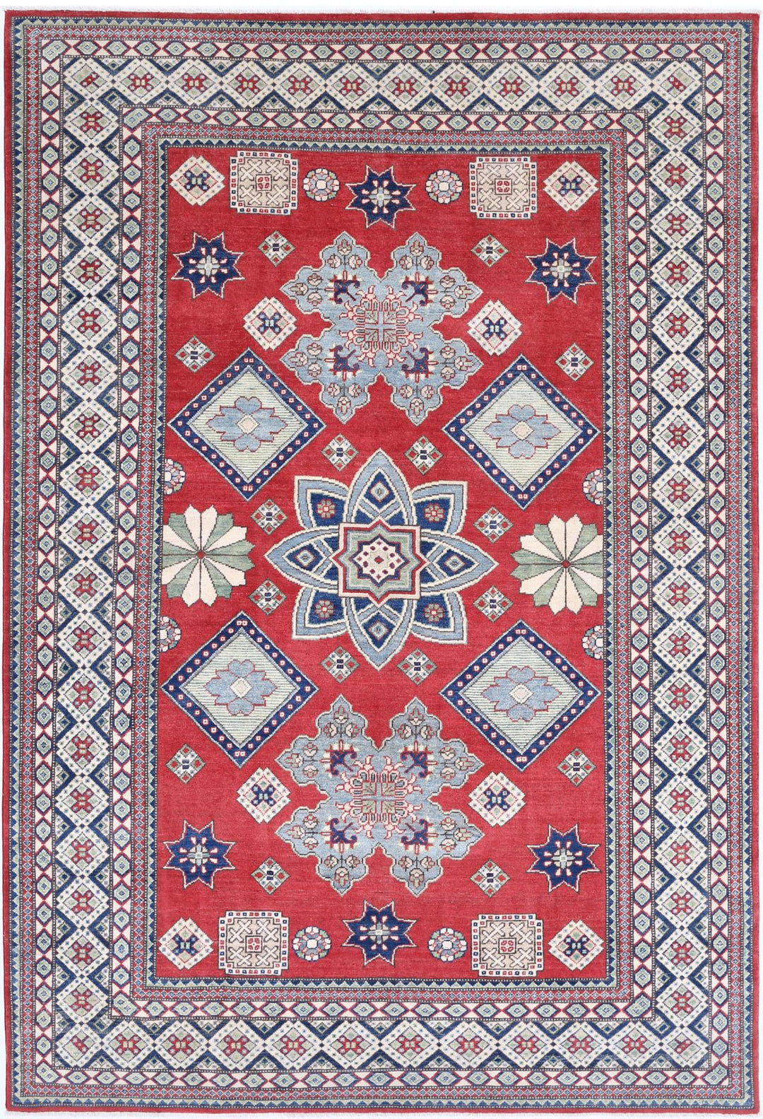 Kazak 6’ 8″ x 9’ 10” - No. AV63694 - ALRUG Rug Store