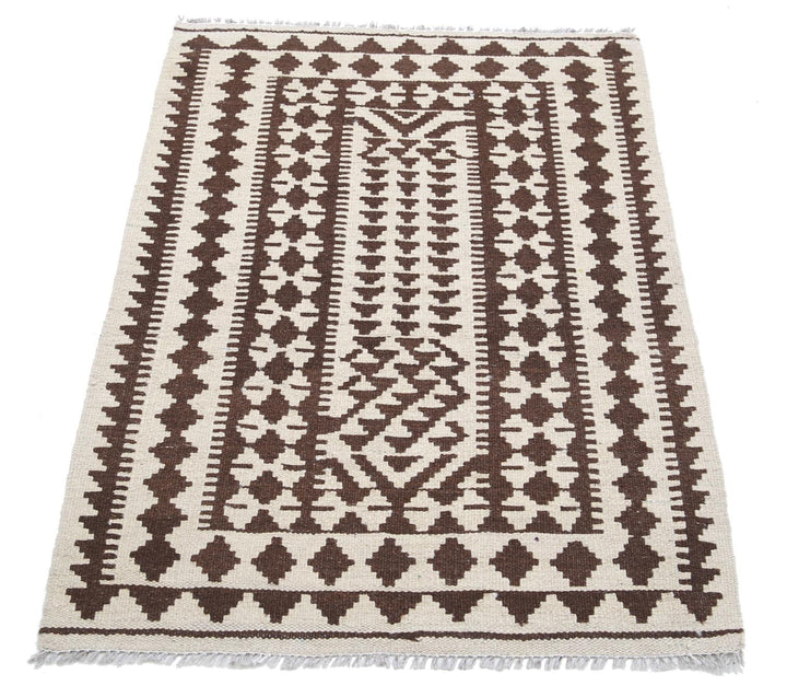 Kilim 2’ 7″ x 3’ 10” - No. AV23442 - ALRUG Rug Store