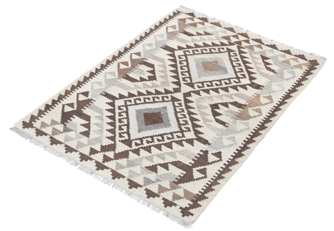 Kilim 2’ 8″ x 3’ 10” - No. AV96255 - ALRUG Rug Store