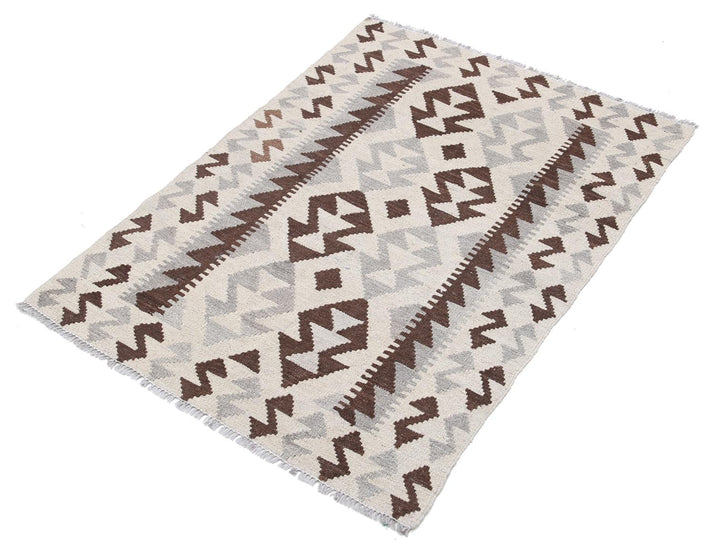 Kilim 2’ 9″ x 3’ 10” - No. AV29412 - ALRUG Rug Store