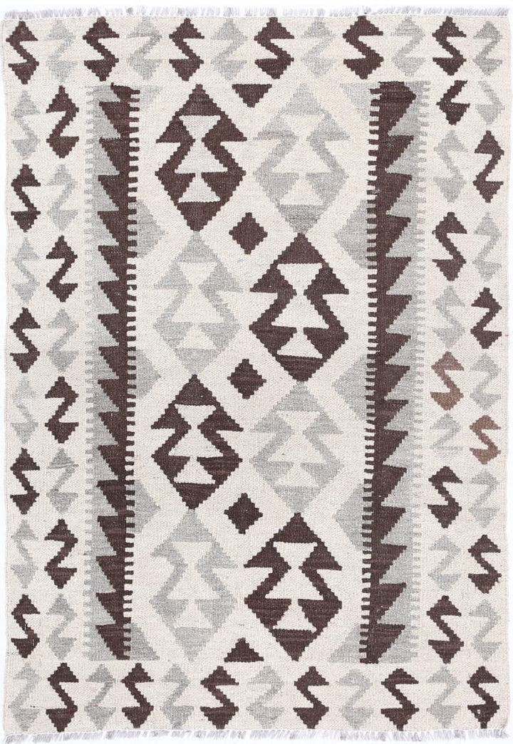 Kilim 2’ 9″ x 3’ 10” - No. AV29412 - ALRUG Rug Store