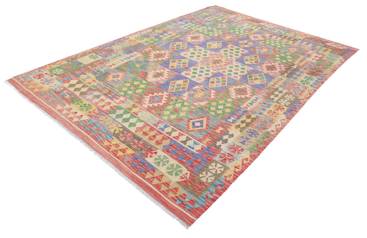 Kilim 6’ 4″ x 9’ 2″ - No. AV32597 - ALRUG Rug Store