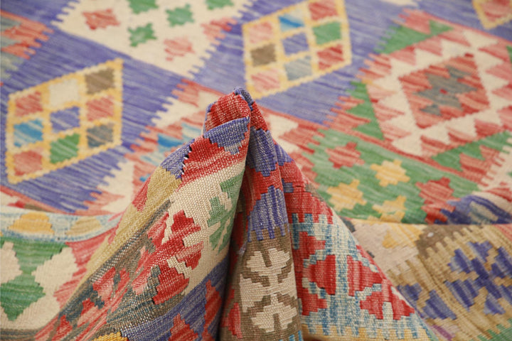 Kilim 6’ 4″ x 9’ 2″ - No. AV32597 - ALRUG Rug Store